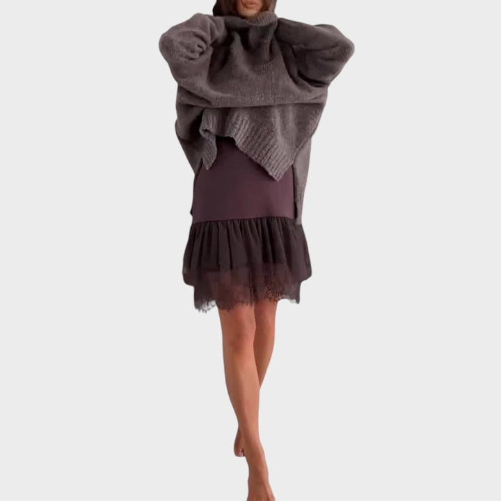 Aurora | Komplet puloverja in obleke