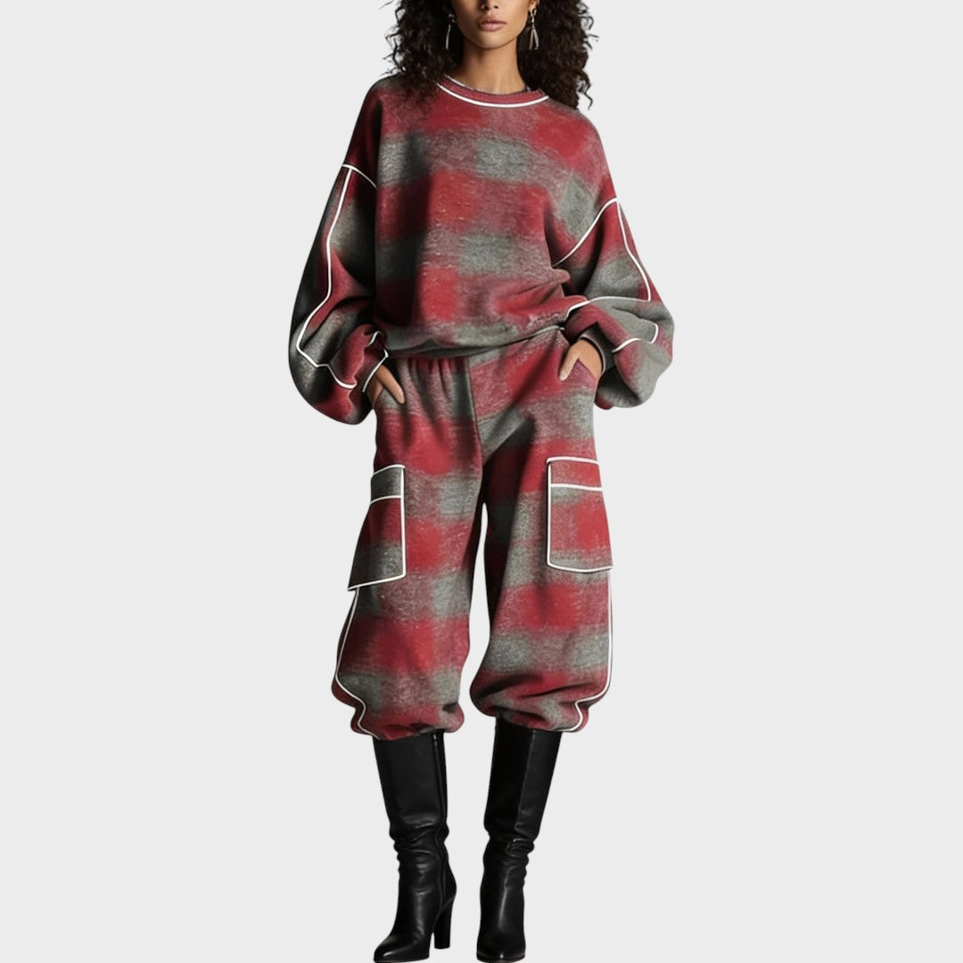 Valéria | Komplet jerskega puloverja in hlač