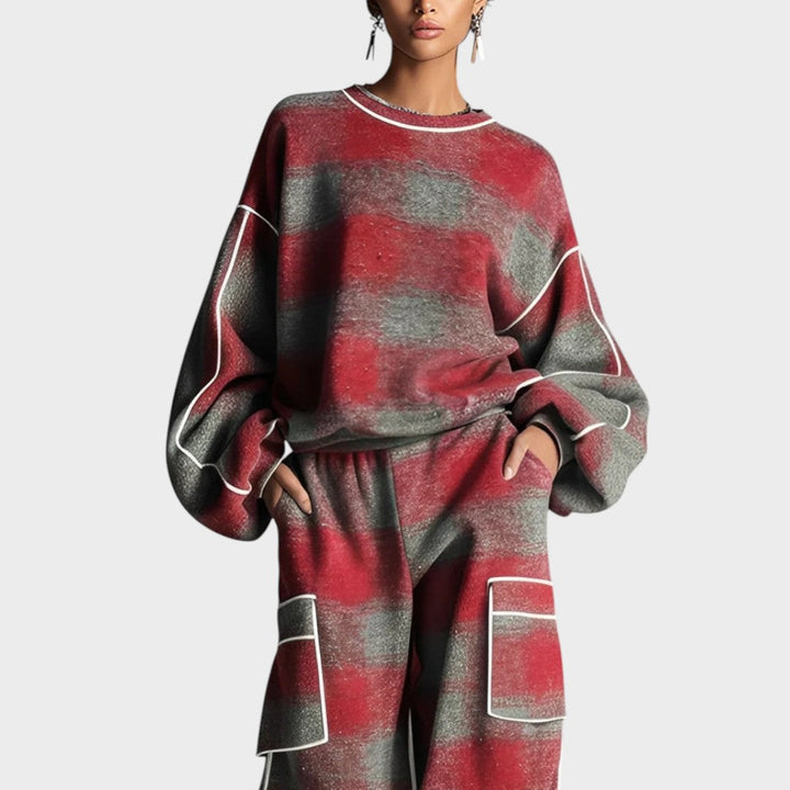 Valéria | Komplet jerskega puloverja in hlač