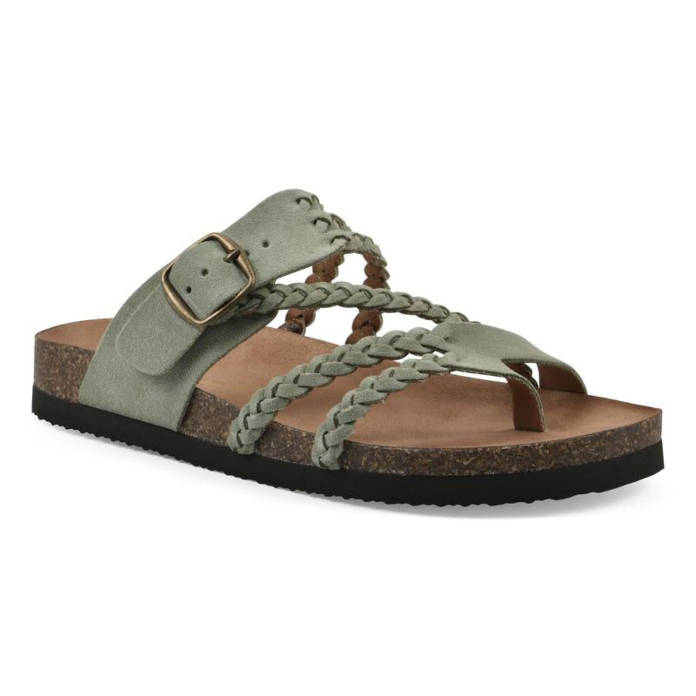 BRAIDED CORK SANDALS FOR WOMEN