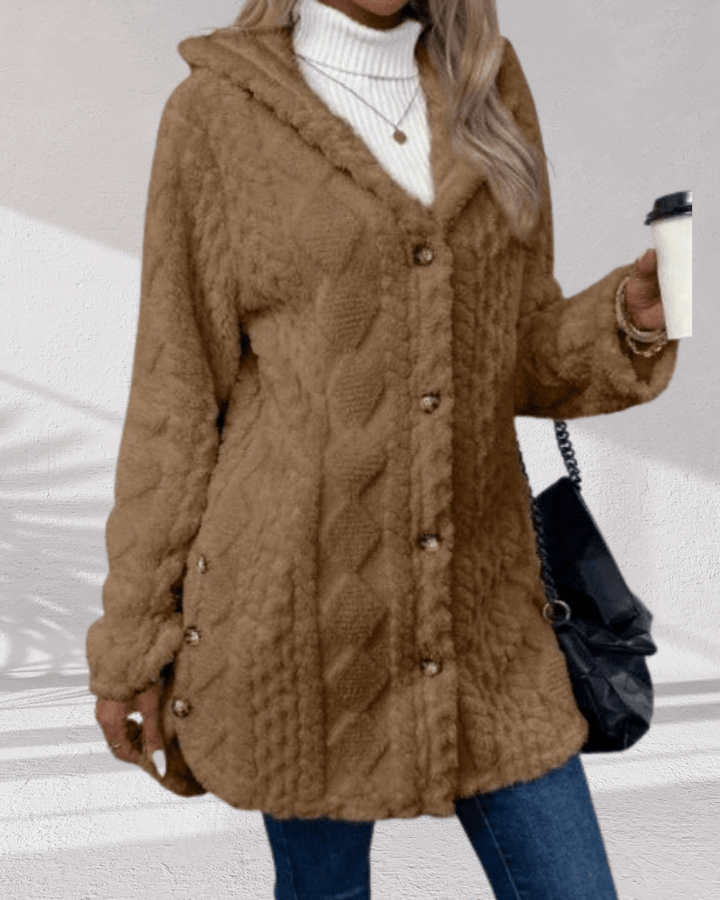 Celine | Mehka Teddy-jaketa