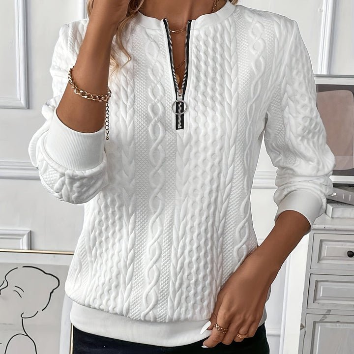 LUCIA I Pulover z zadrgo