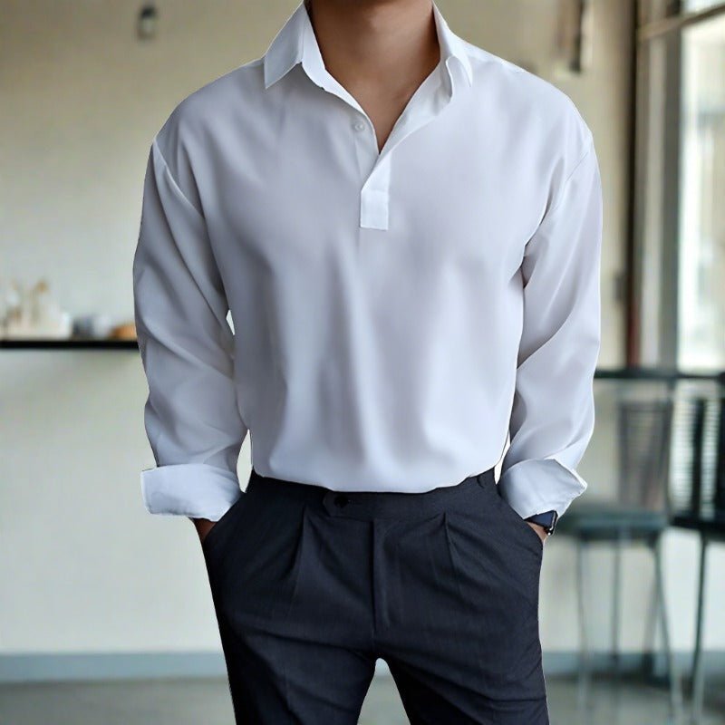 Tristan | Dolg rokav Polo za moške