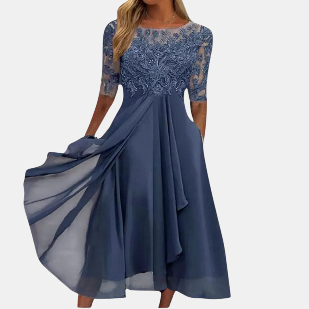 ELEGANT LACE DRESS FOR WOMEN