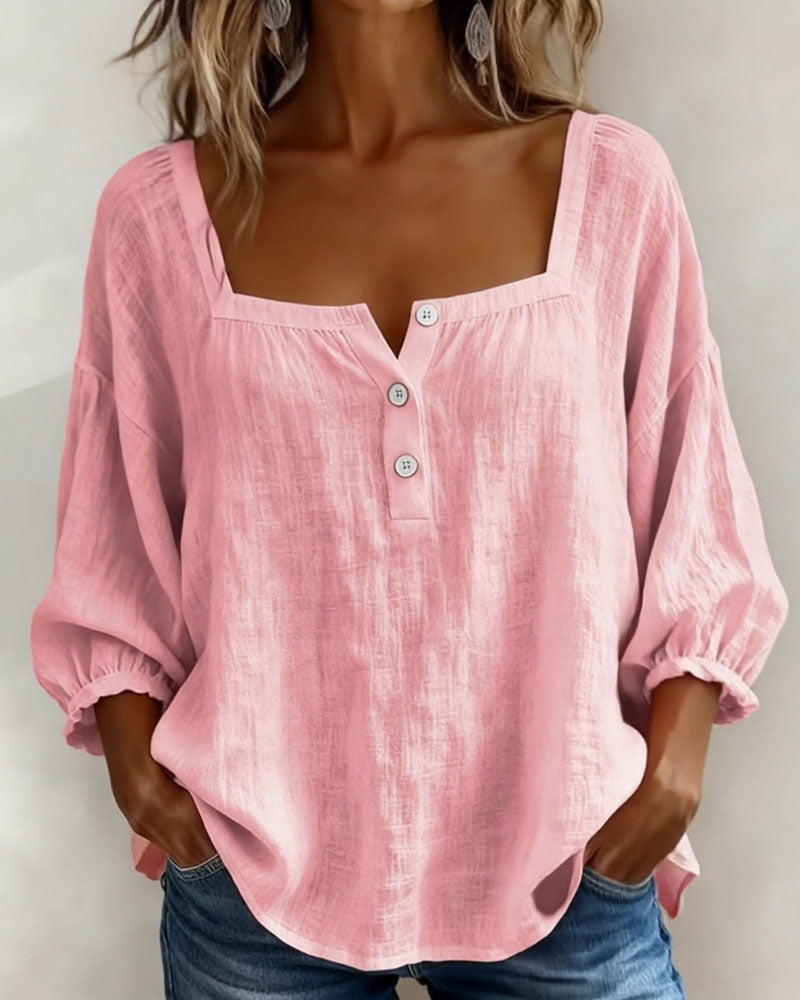 LINEN BLOUSE FOR WOMEN