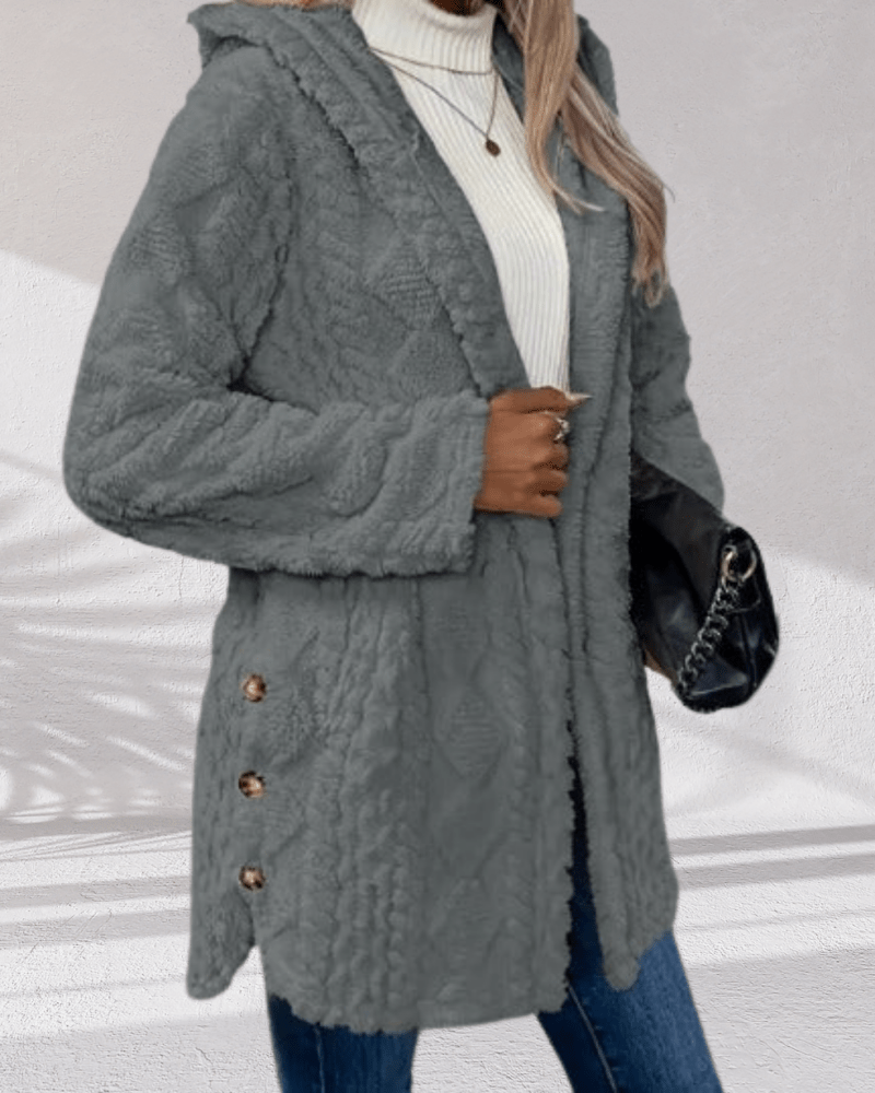 Celine | Mehka Teddy-jaketa