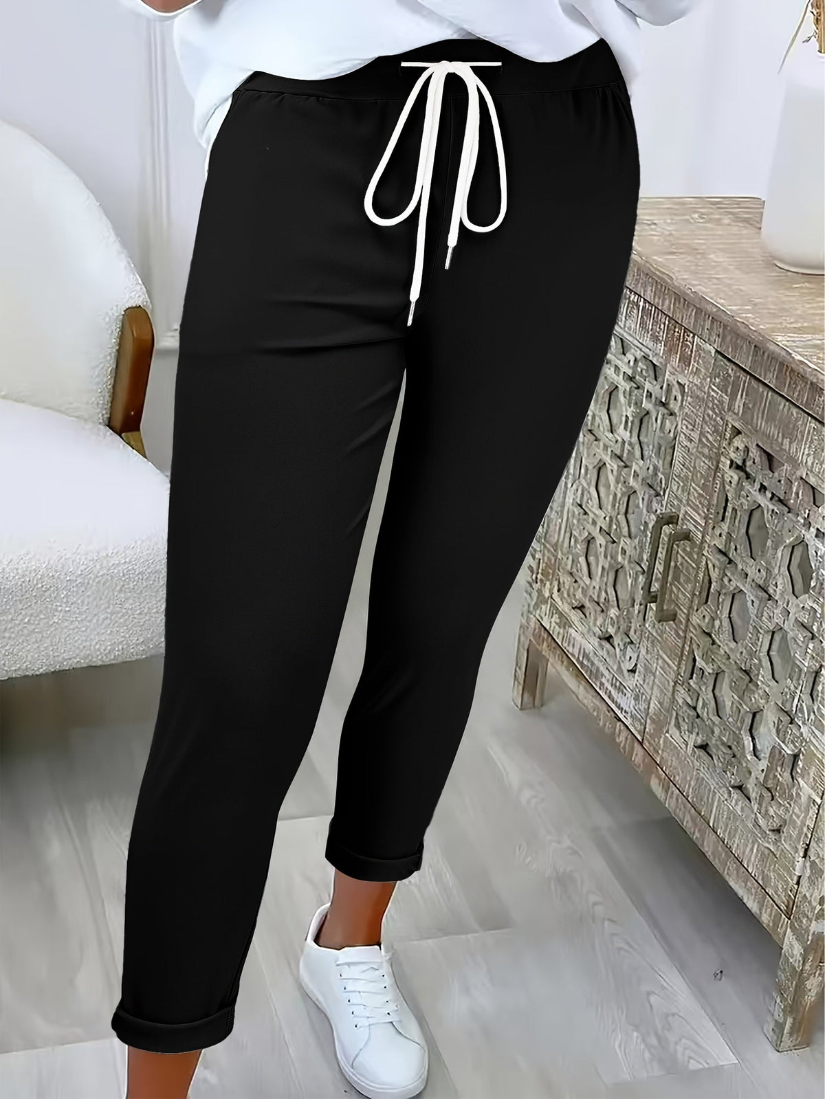 MODERN PANTS WITH DRAWSTRING FOR WOMEN