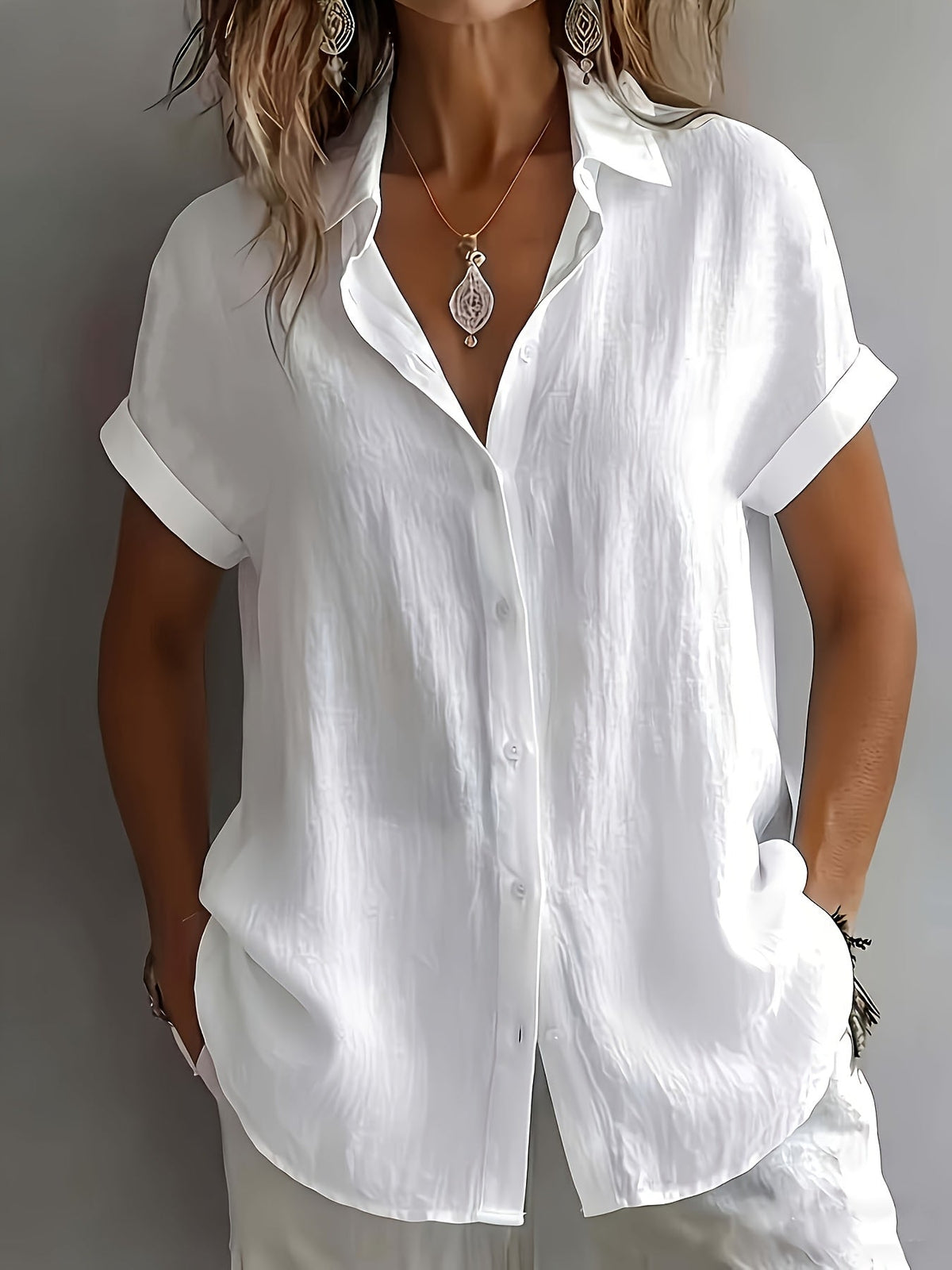 LINEN BLOUSE FOR WOMEN