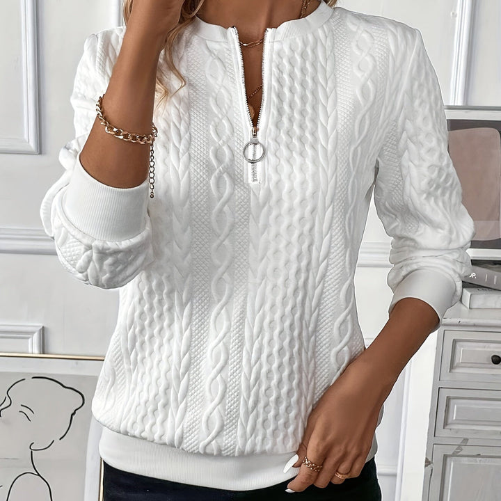 LUCIA I Pulover z zadrgo