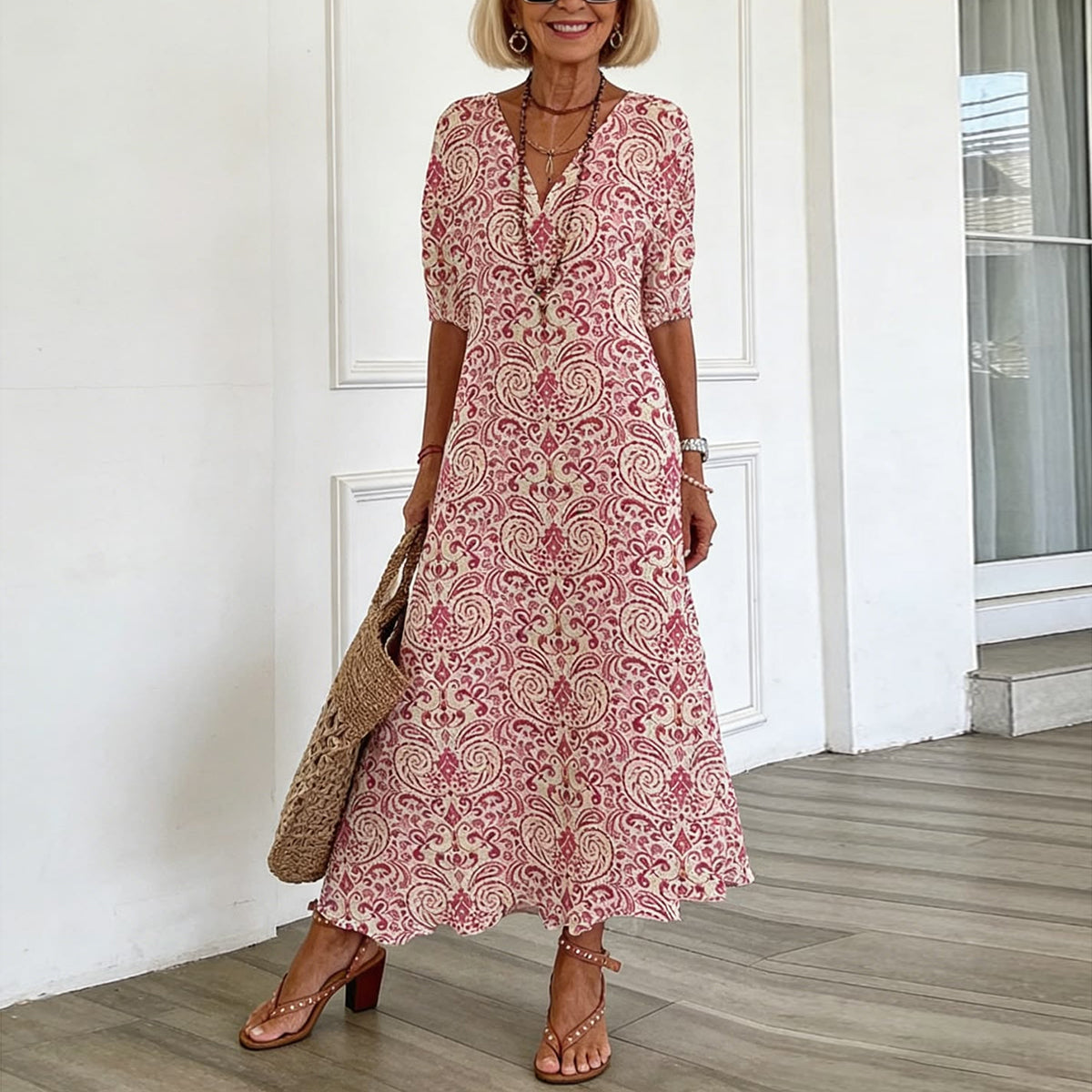 MAXI BOHO DRESS FOR WOMEN