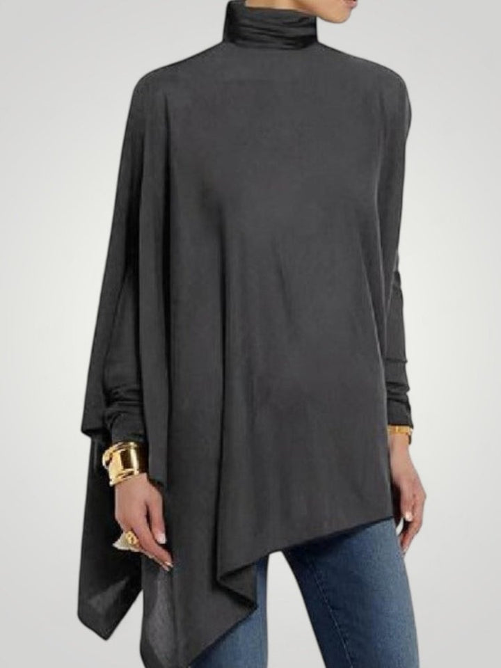 Almut | Asimetrična dolga majica z eleganco