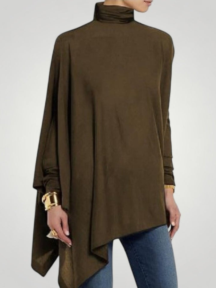 Almut | Asimetrična dolga majica z eleganco