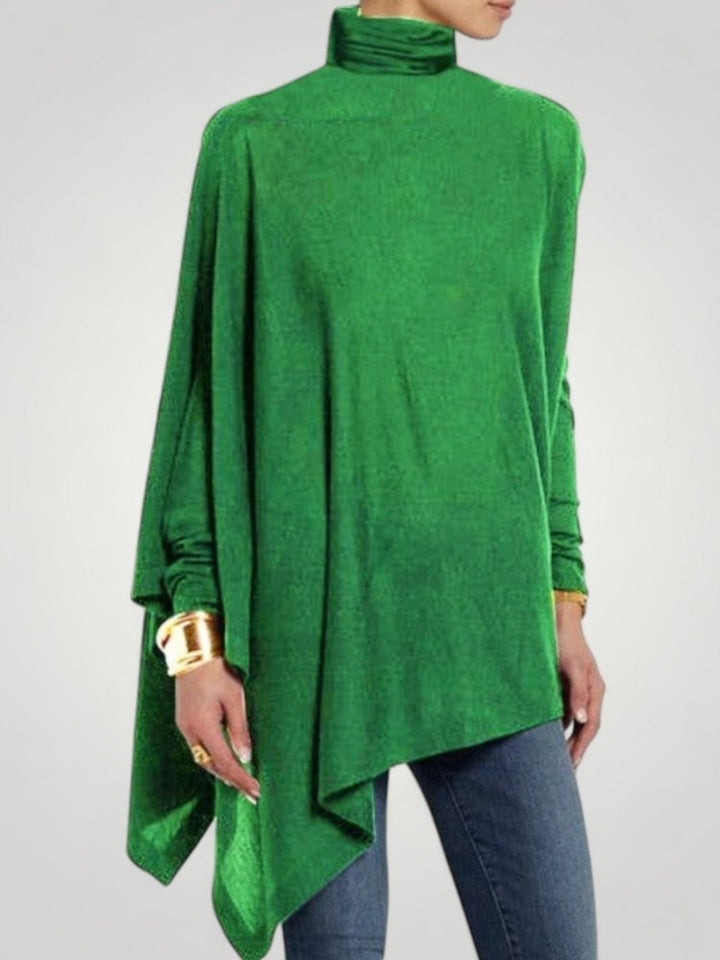 Almut | Asimetrična dolga majica z eleganco