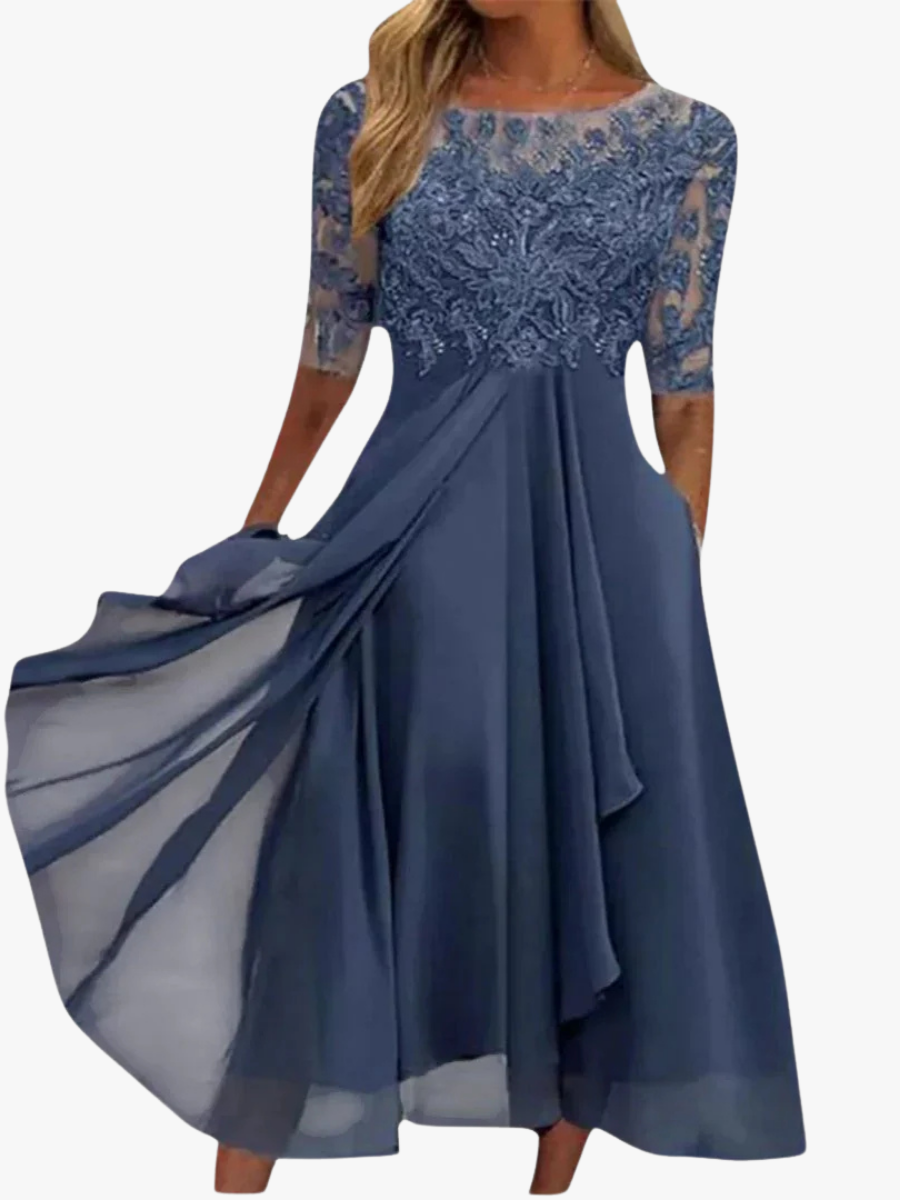 ELEGANT LACE DRESS FOR WOMEN