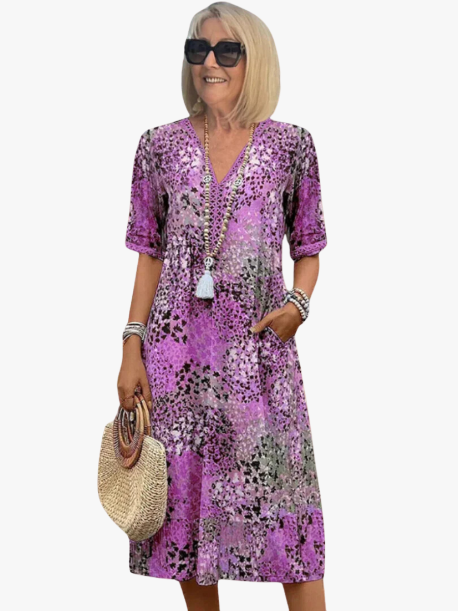 FLOWING SUMMER DRESS FOR WOMEN