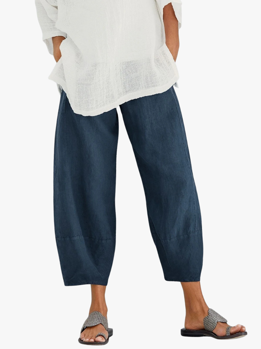 COTTON CROP PANTS FOR WOMEN