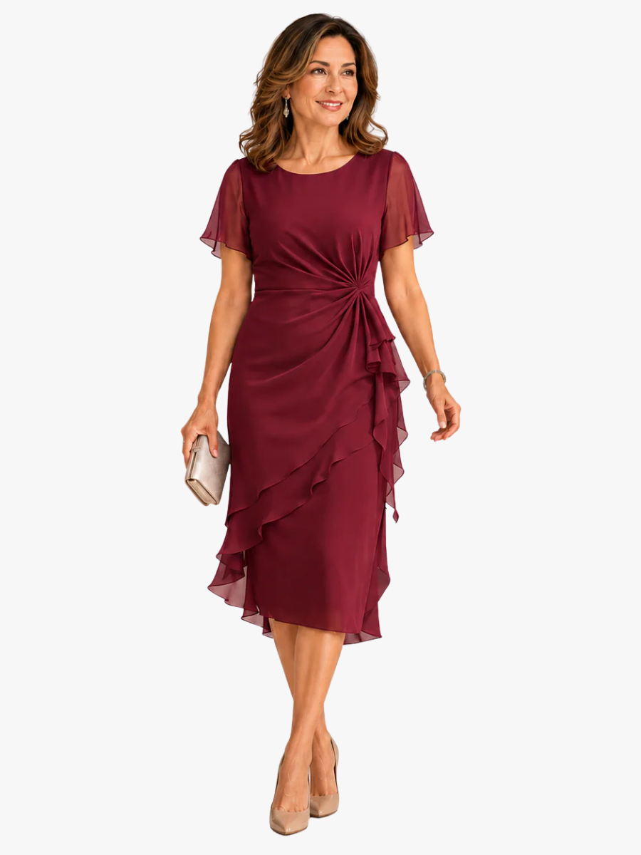 FORMAL MIDI DRESS FOR WOMEN