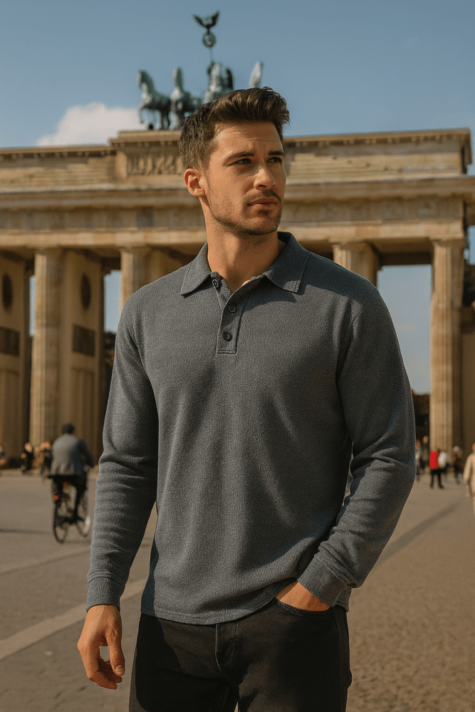 Joris | Osnovna majica z dolgimi rokavi