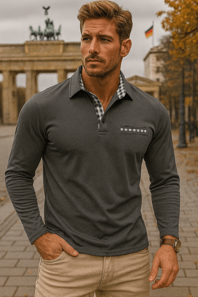 Dirk | Dolg rokav Poloshirt