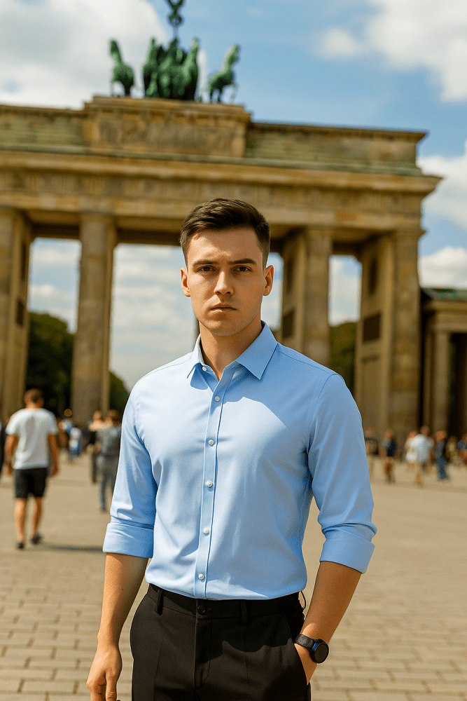 Lukas | Srajca brez gub za moške (1+1 GRATIS)