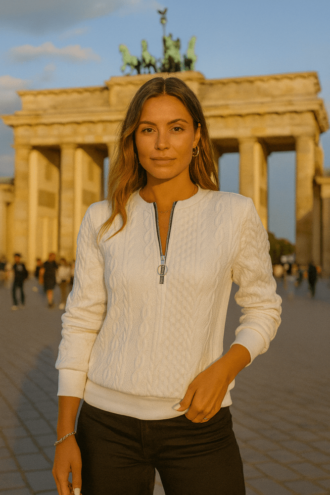 Gianna | Pulover z zadrgo