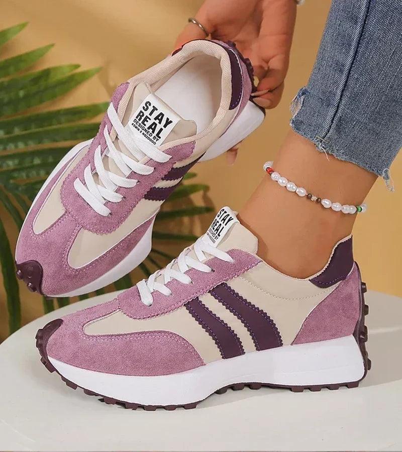 PLATE SNEAKERS WITH LACES FOR WOMEN