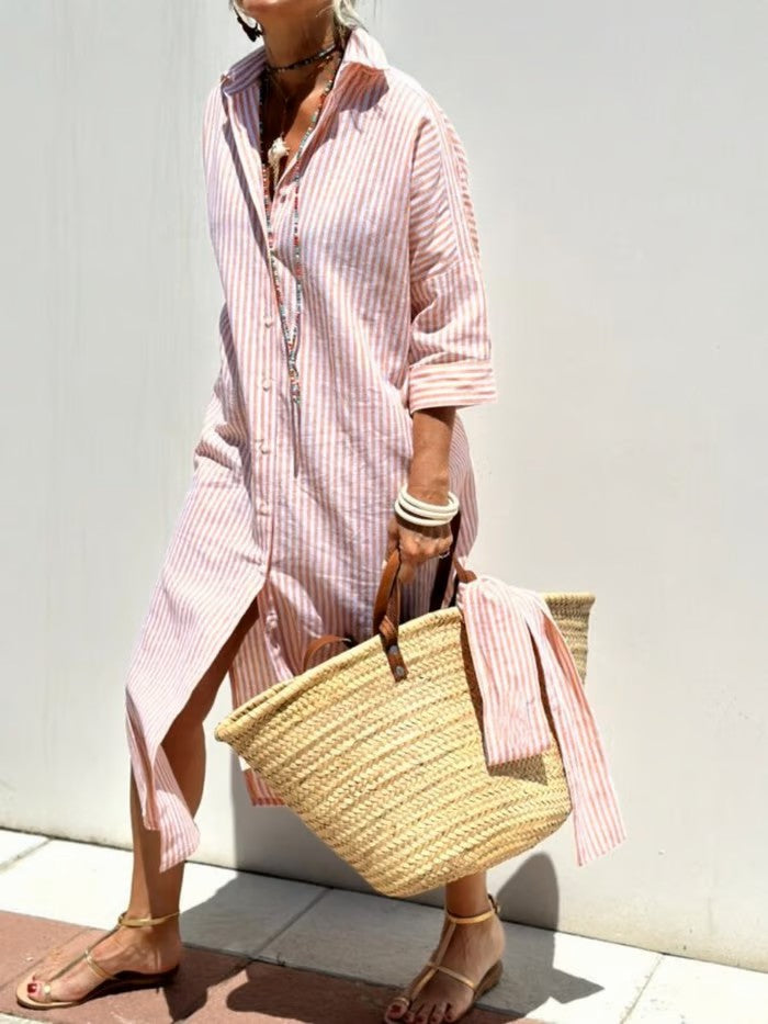 MIDILENGTH POLO DRESS FOR WOMEN