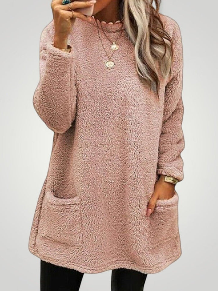 Selina | Eleganten Pulover s Praktičnimi Žepi