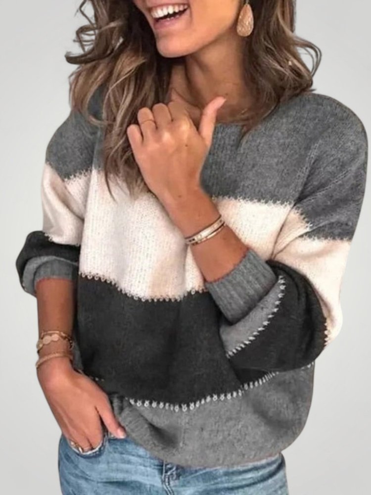 Jorinde | Črtast pulover za elegantne priložnosti