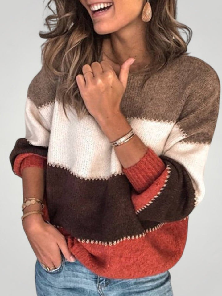 Jorinde | Črtast pulover za elegantne priložnosti