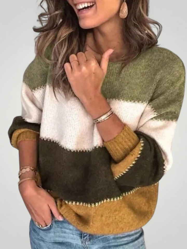 Jorinde | Črtast pulover za elegantne priložnosti