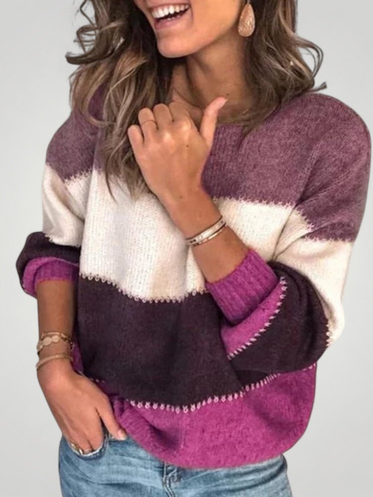 Jorinde | Črtast pulover za elegantne priložnosti