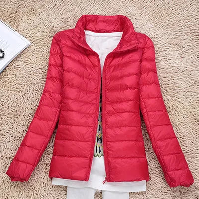 Aurora | Zimski plašč ultralahka jopica iz racjih peres