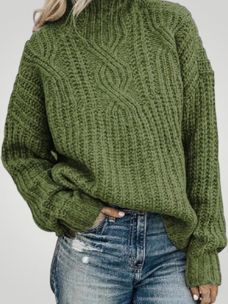 Ursel | Pulover z visokim ovratnikom za eleganco