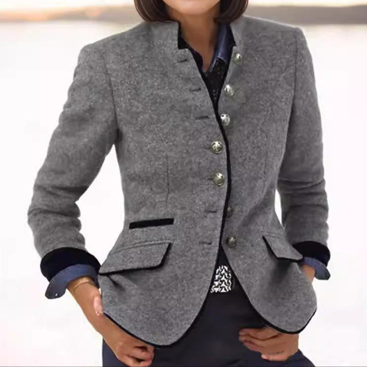 Joanna | Klasičen volnen blazer
