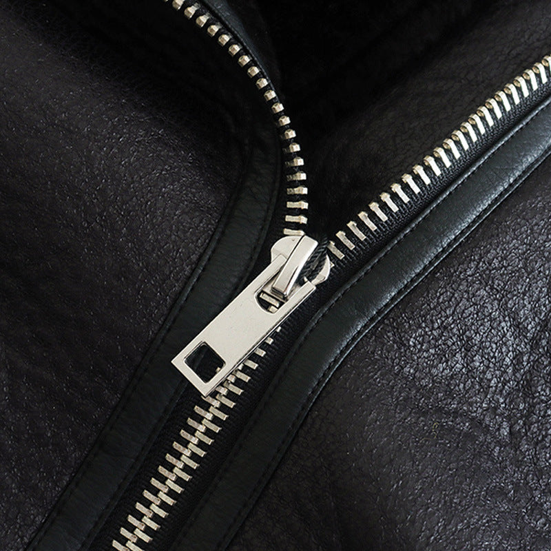 Ivanna | Usnjena jakna iz krzna