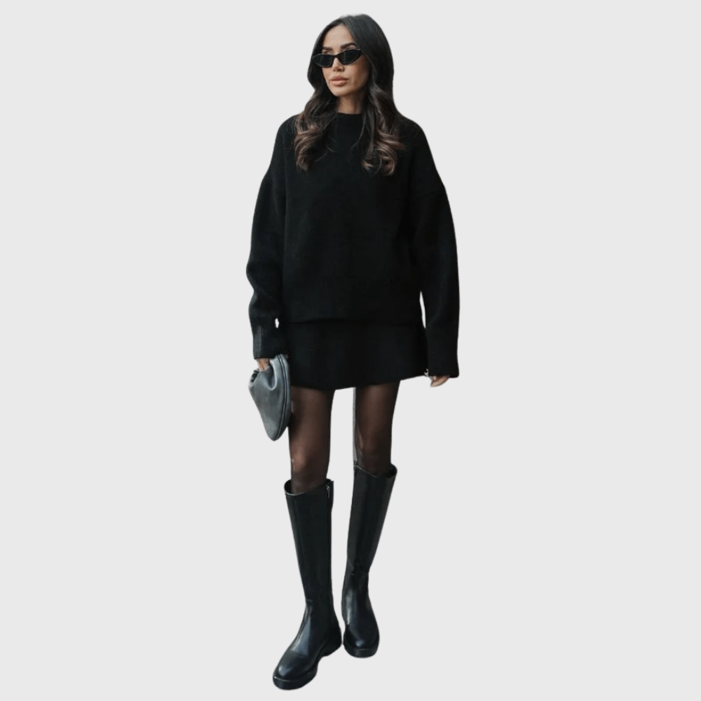 Nora | Set iz mehkega pletenega materiala