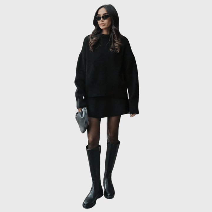 Nora | Set iz mehkega pletenega materiala