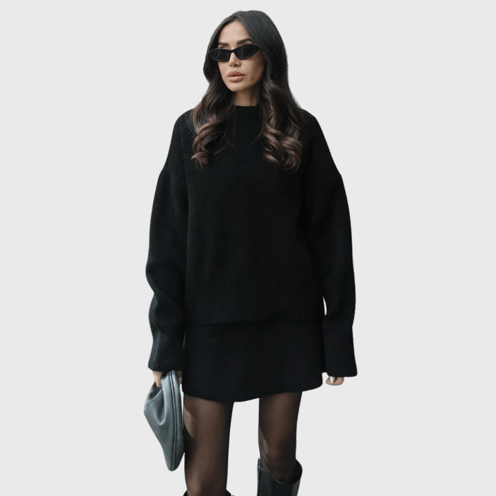 Nora | Set iz mehkega pletenega materiala