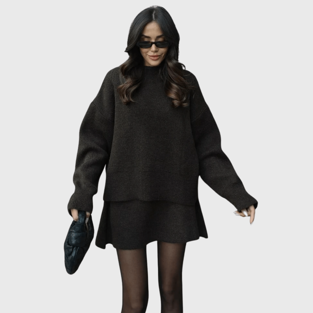 Nora | Komplet iz mehkega pletenja