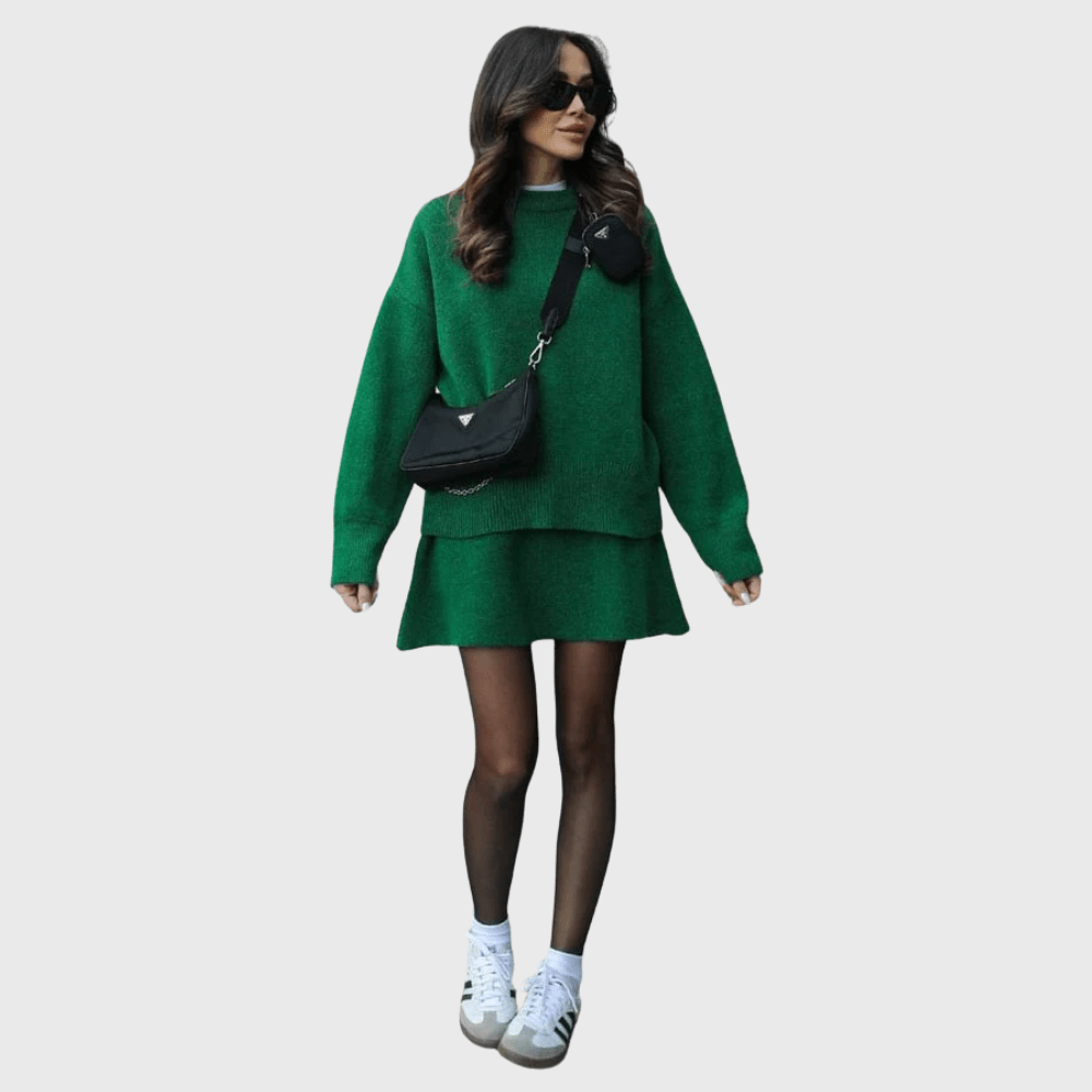 Nora | Komplet iz mehkega pletenja