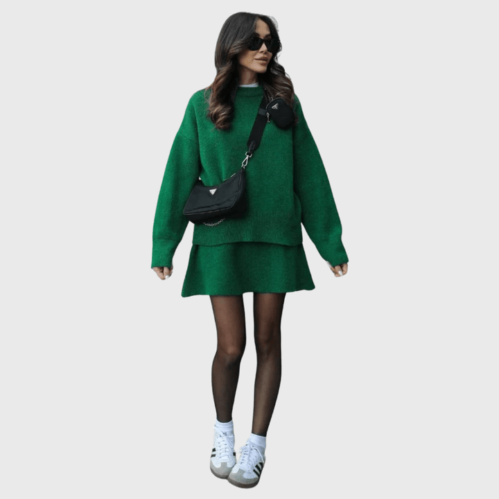 Nora | Set iz mehkega pletenega materiala