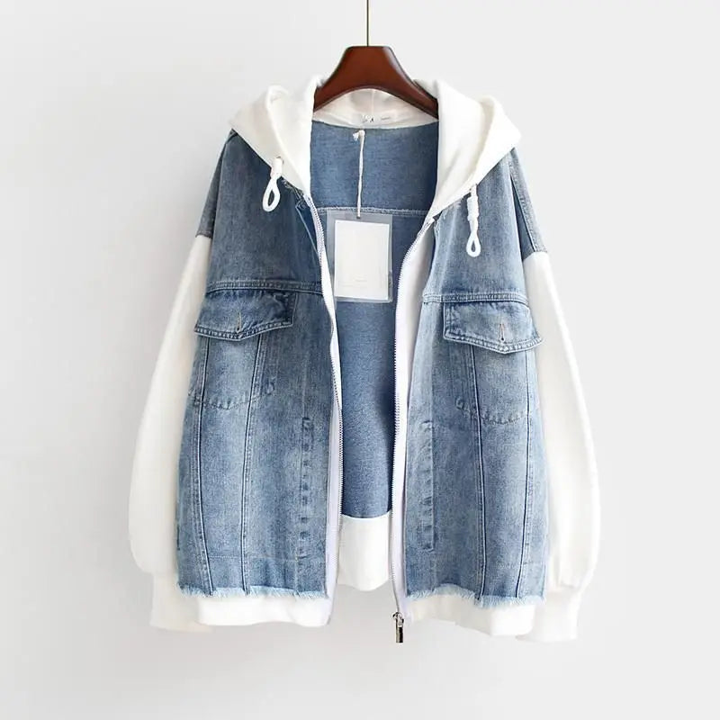 Claretta | Denim Hoodie Jakna