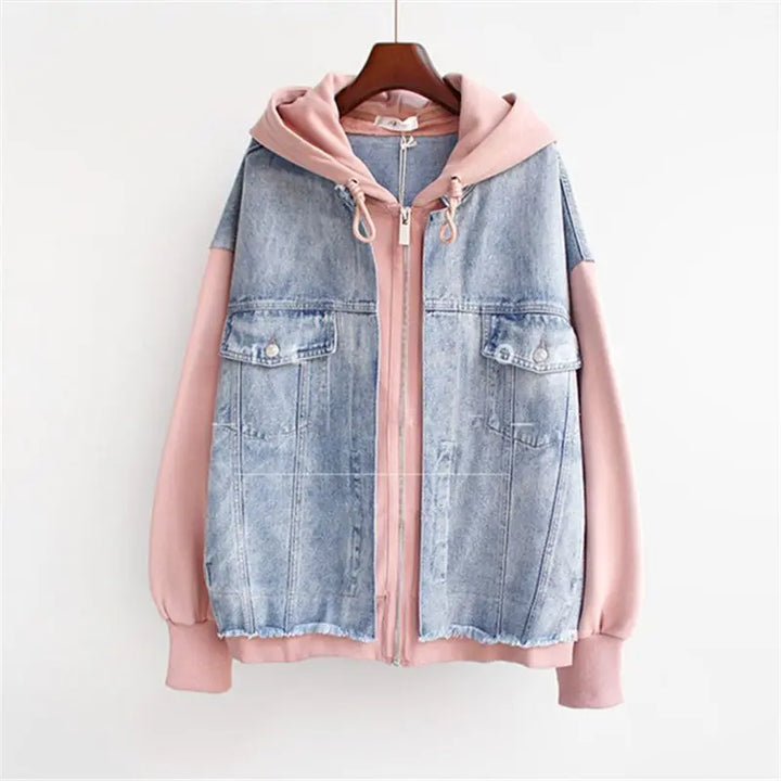 Claretta | Denim Hoodie Jakna