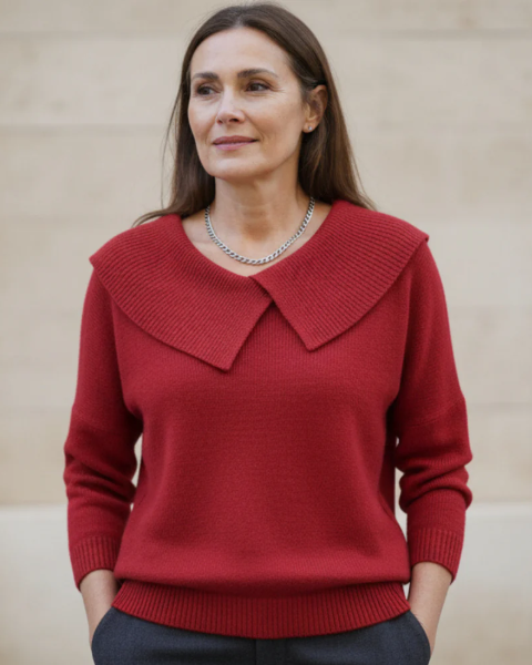 Lucia | Topla pulover s fleksibilnim ovratnikom