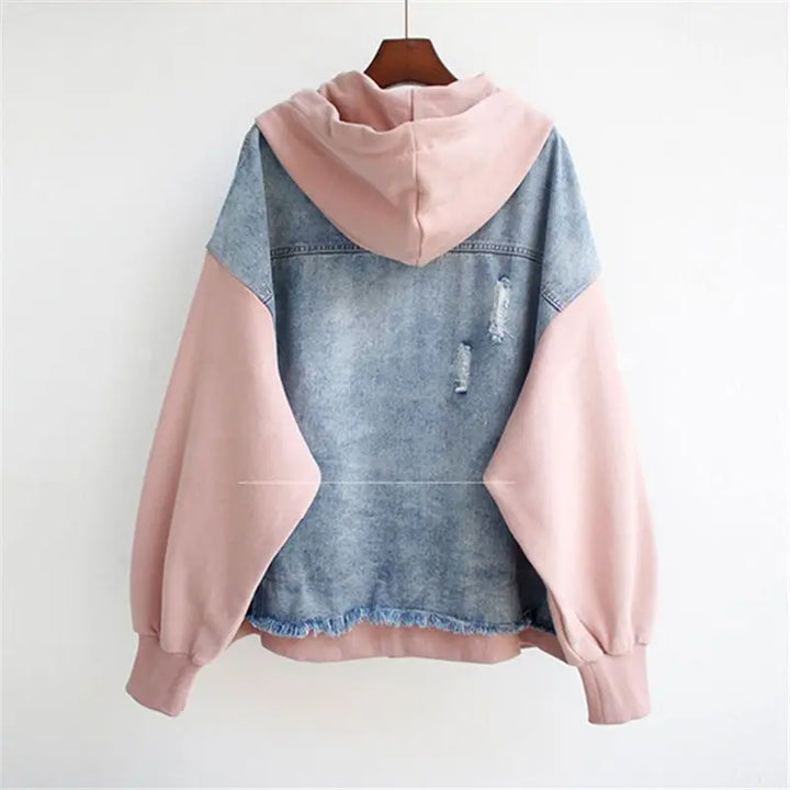 Claretta | Denim Hoodie Jakna