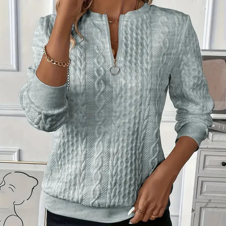 LUCIA I Pulover z zadrgo