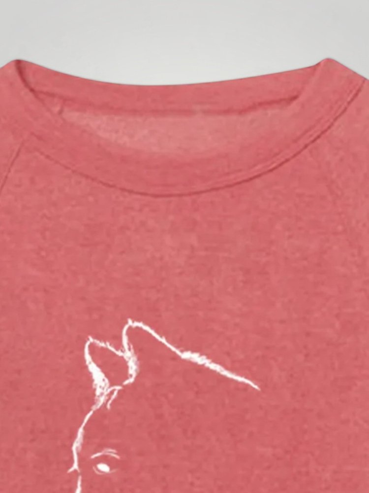 Dörte | Udoben pulover s čudovitim tiskom mačke