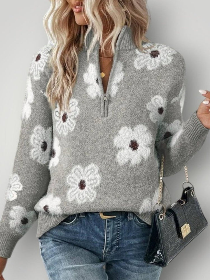 Maren | Ženski pulover z zadrgo za udobje