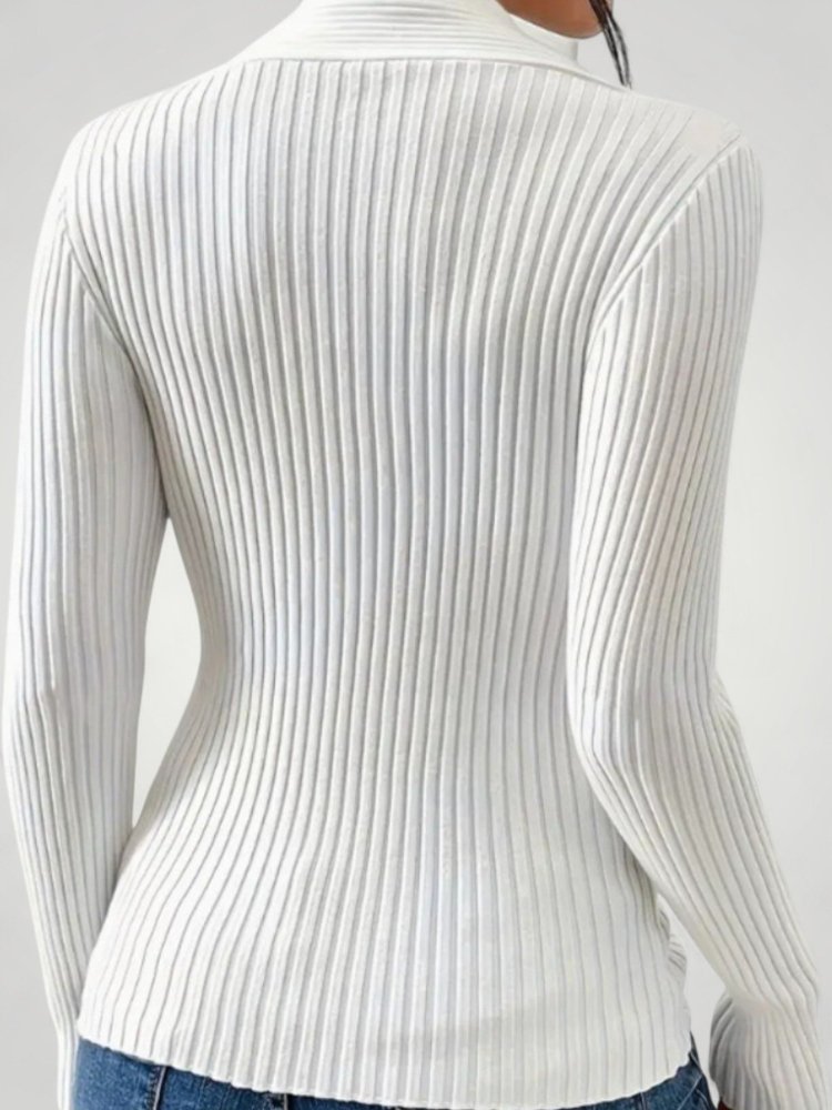 Rike | Eleganten pulover za dame z V-izrezom za udobje